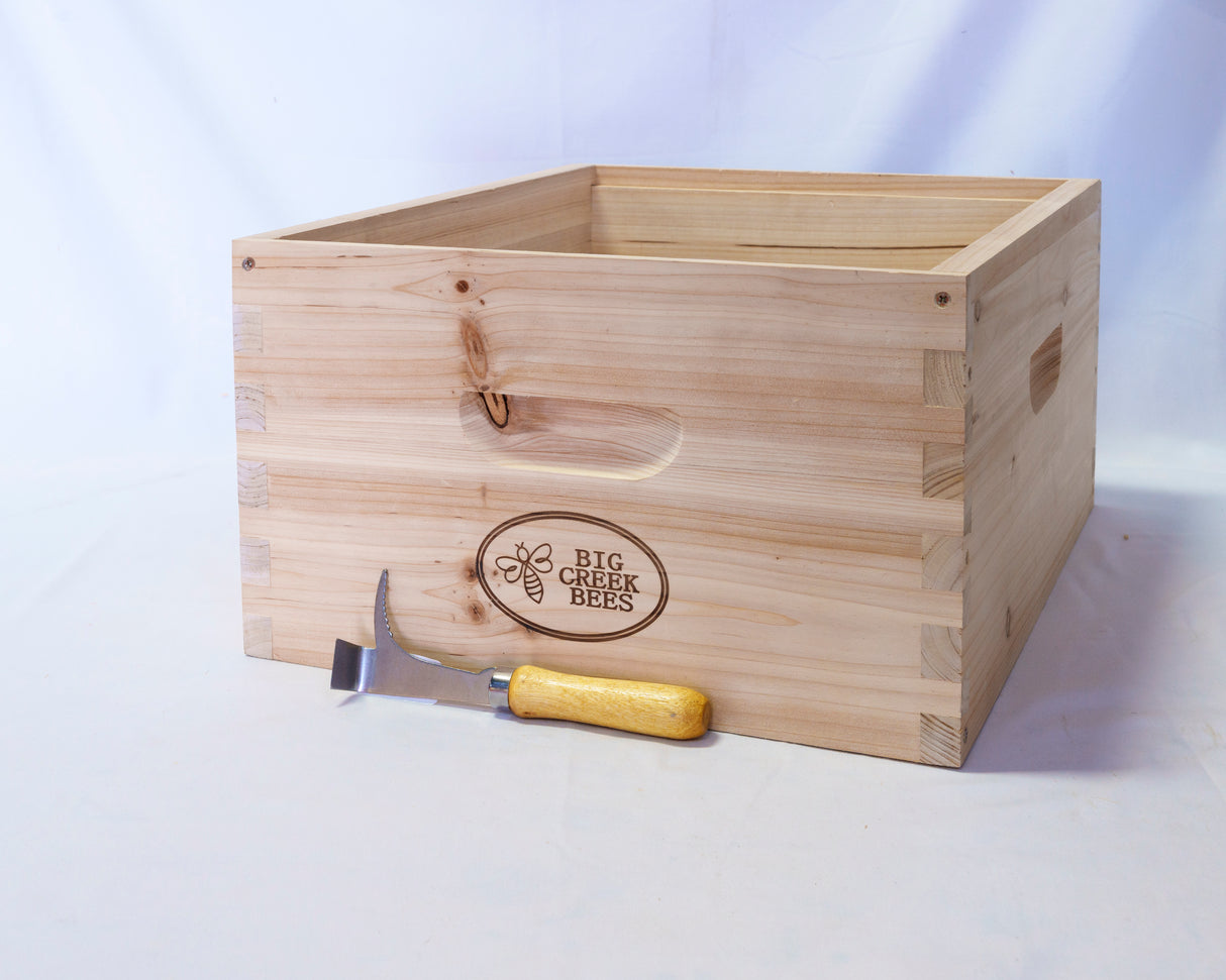 Curved Hive Tool Wood Handle