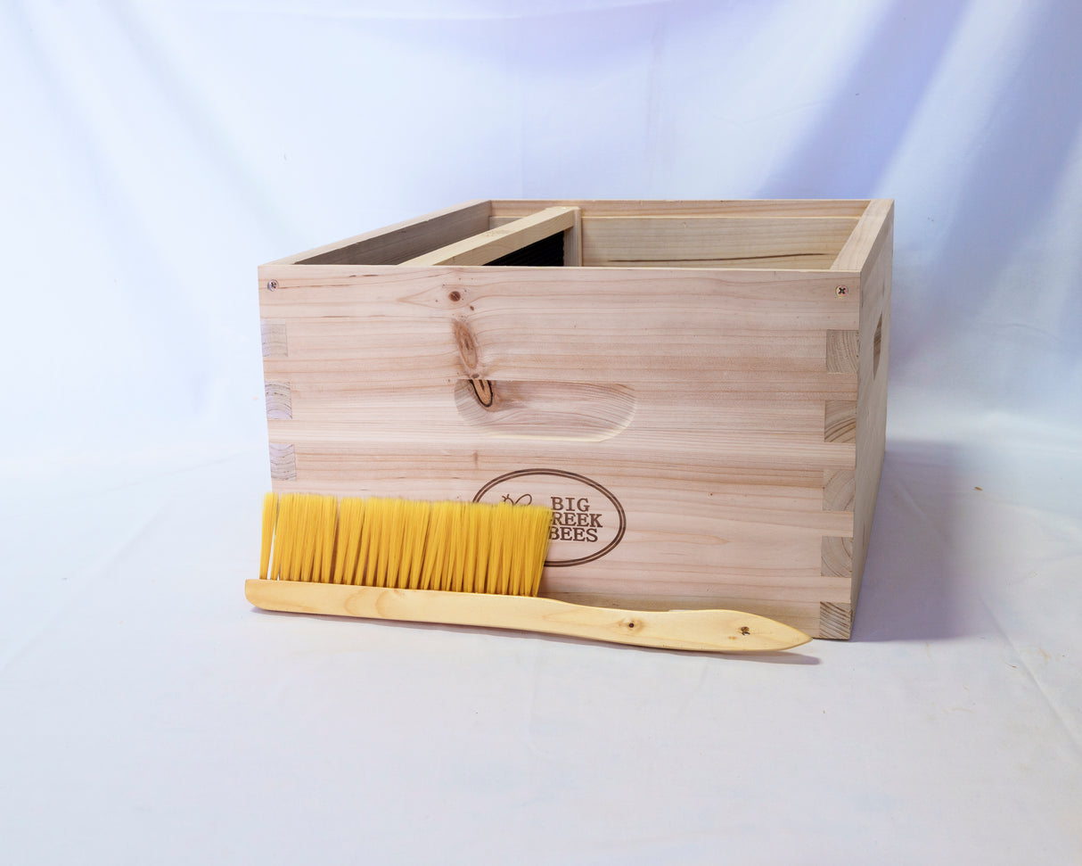Wooden Handle Hive Brush