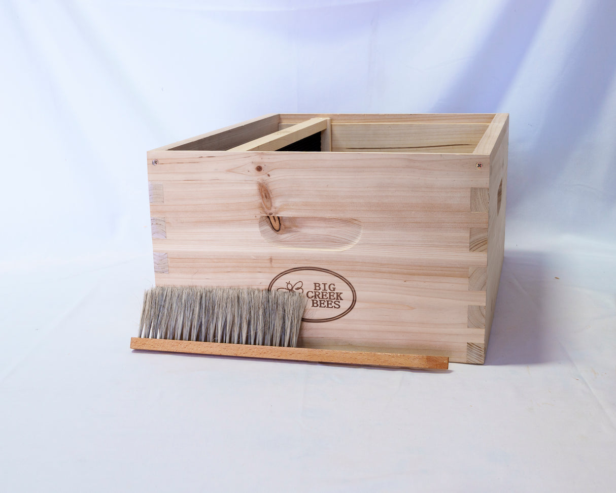 Wooden Handle Hive Brush