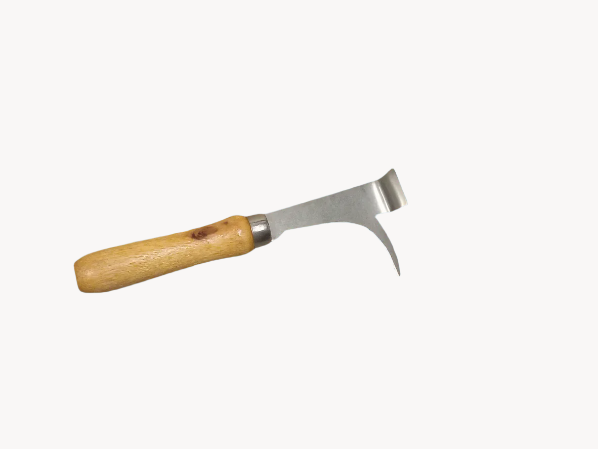 Curved Hive Tool Wood Handle